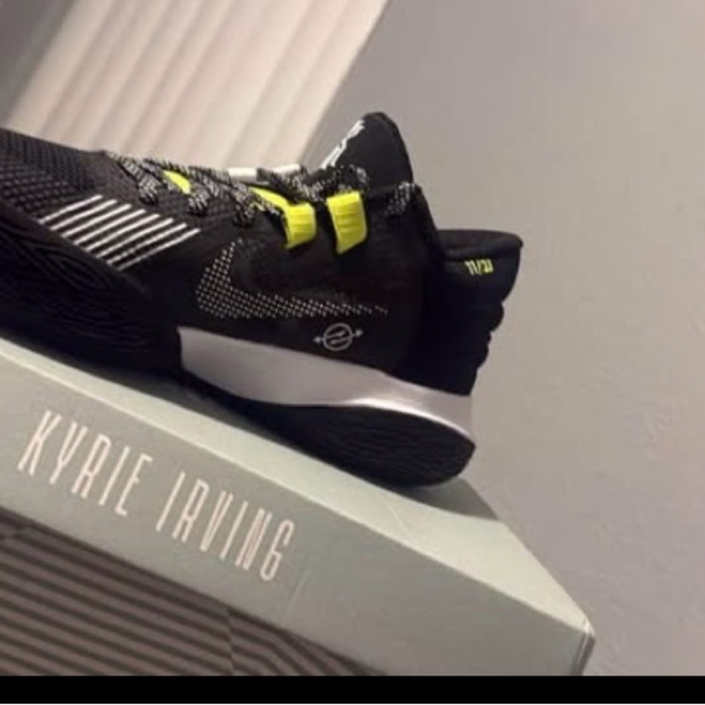 Nike Kyrie Black and Neon Sneakers